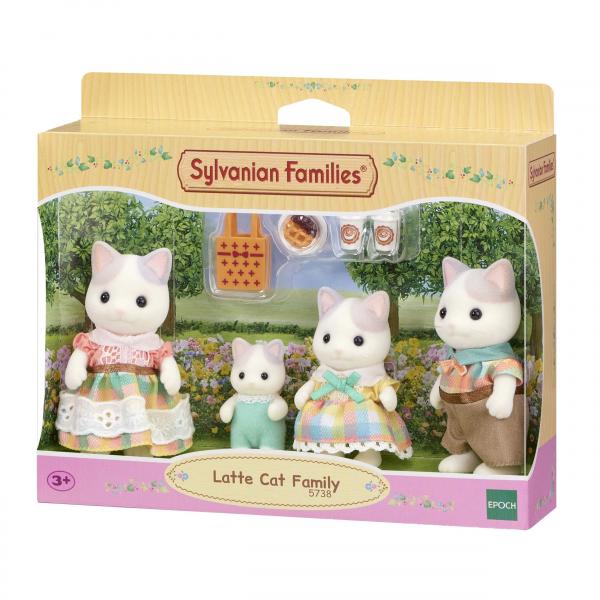 Accessori per Casa delle Bambole Sylvanian Families 5738 Latte Cat Family