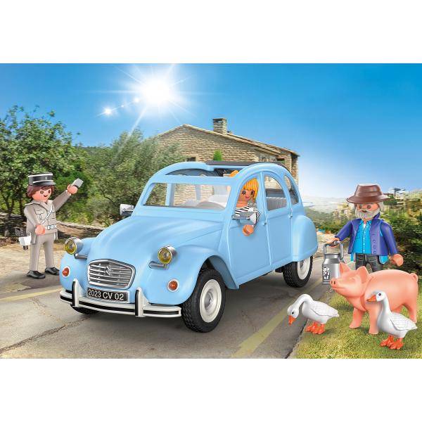Playset di Veicoli Playmobil Citroen 2CV 70646 Macchina Azzurro 57 Pezzi - Image 3