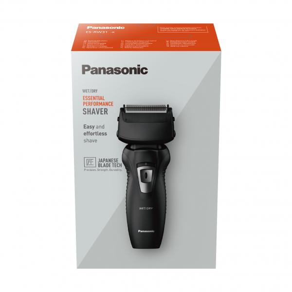 Rasoio Elettrico Ricaricabile Panasonic Corp. Wet&Dry ES-RW31-S503 LED Nero