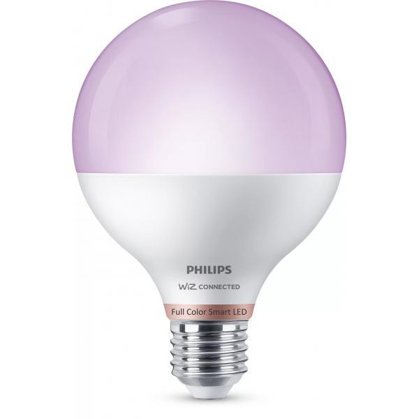 Lampadina LED Philips Wiz G95 Smart Full Colors F 11 W E27 1055 lm (2200K) (6500 K)