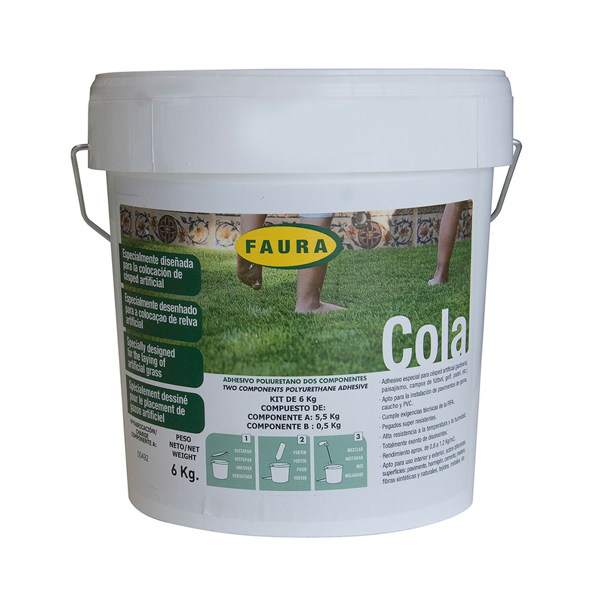 Coda Faura 6 Kg Prato artificiale