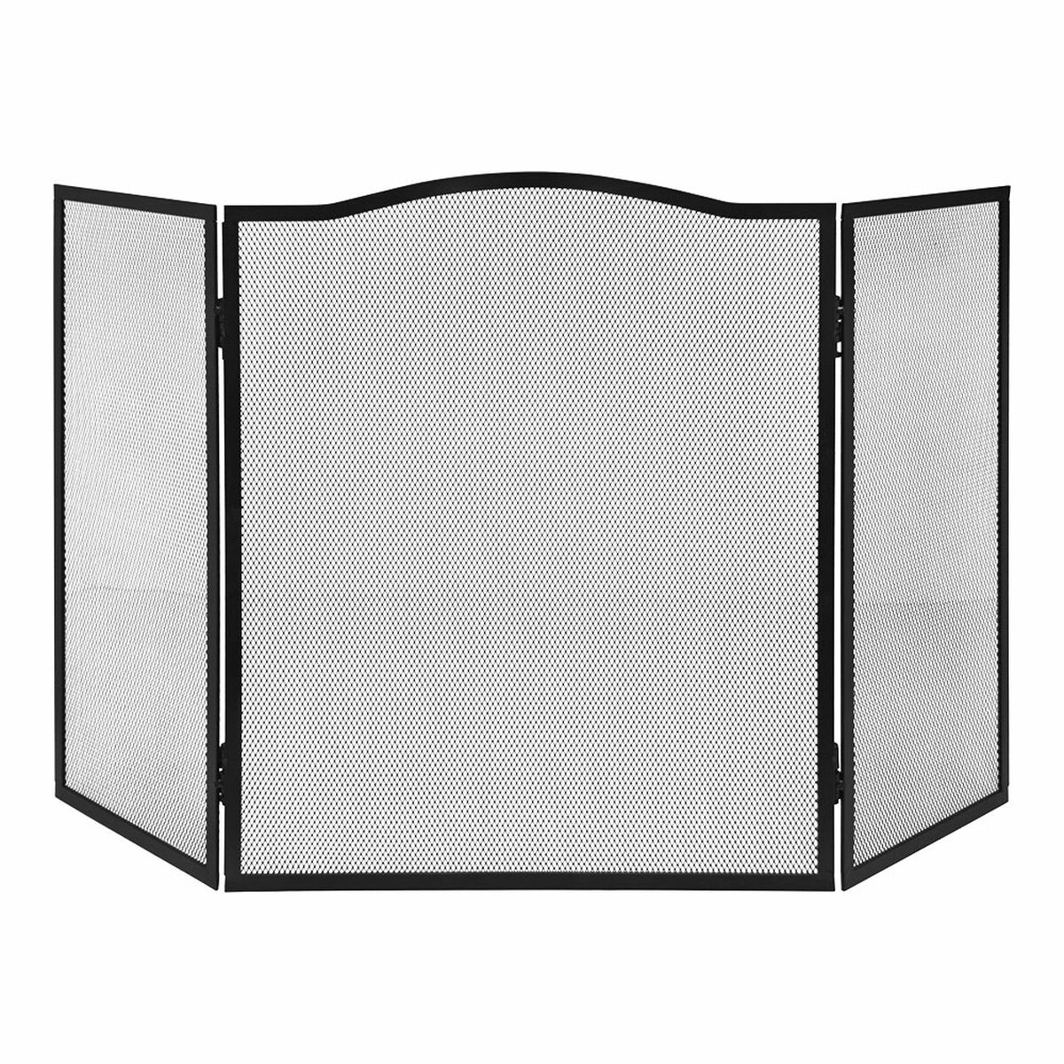 Protettore da Camino EDM 85749 Nero 101 x 0,5 x 61 cm