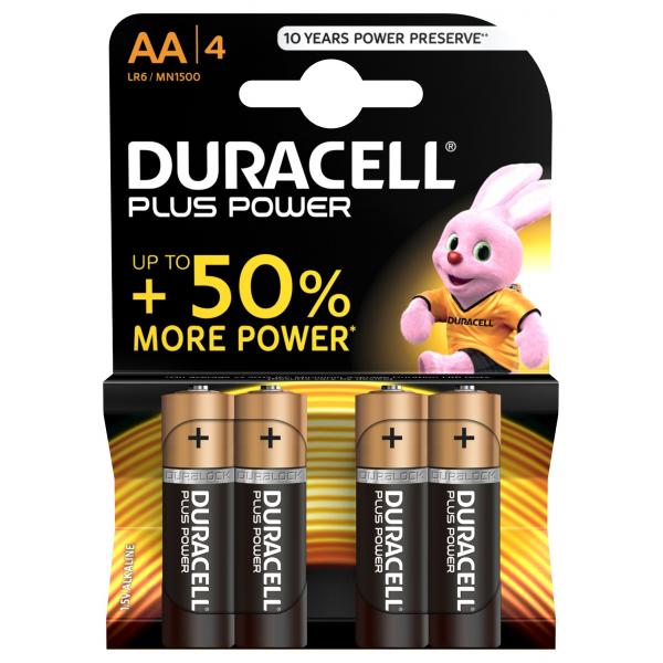 Batterie DURACELL Plus LR06 (4 uds)
