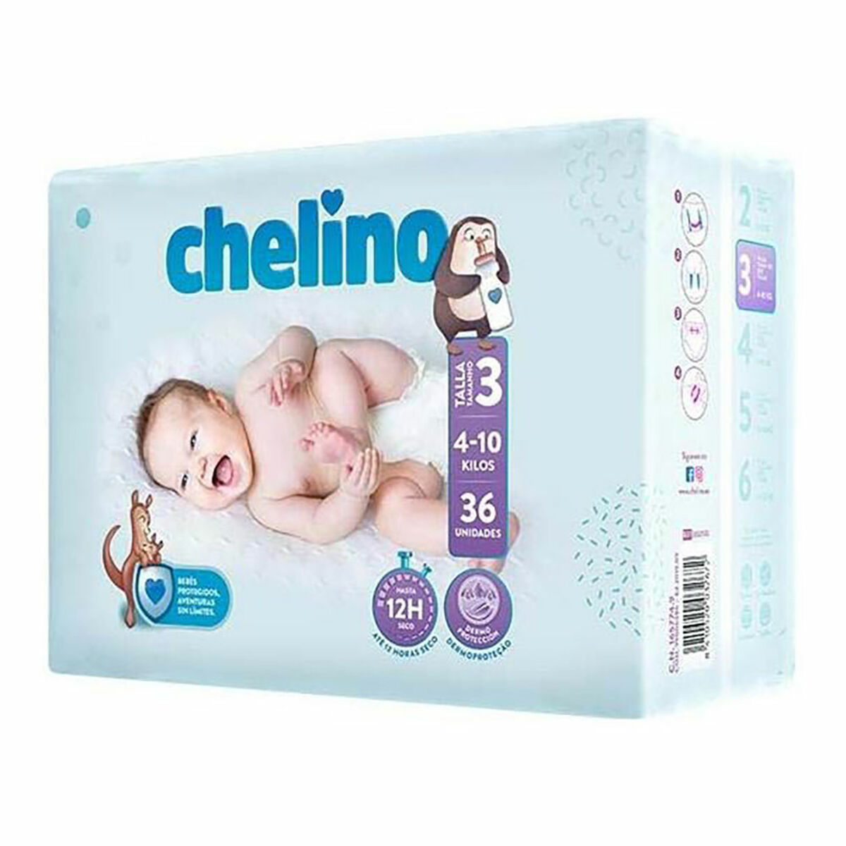 Pannolini usa e getta Chelino (36 uds)