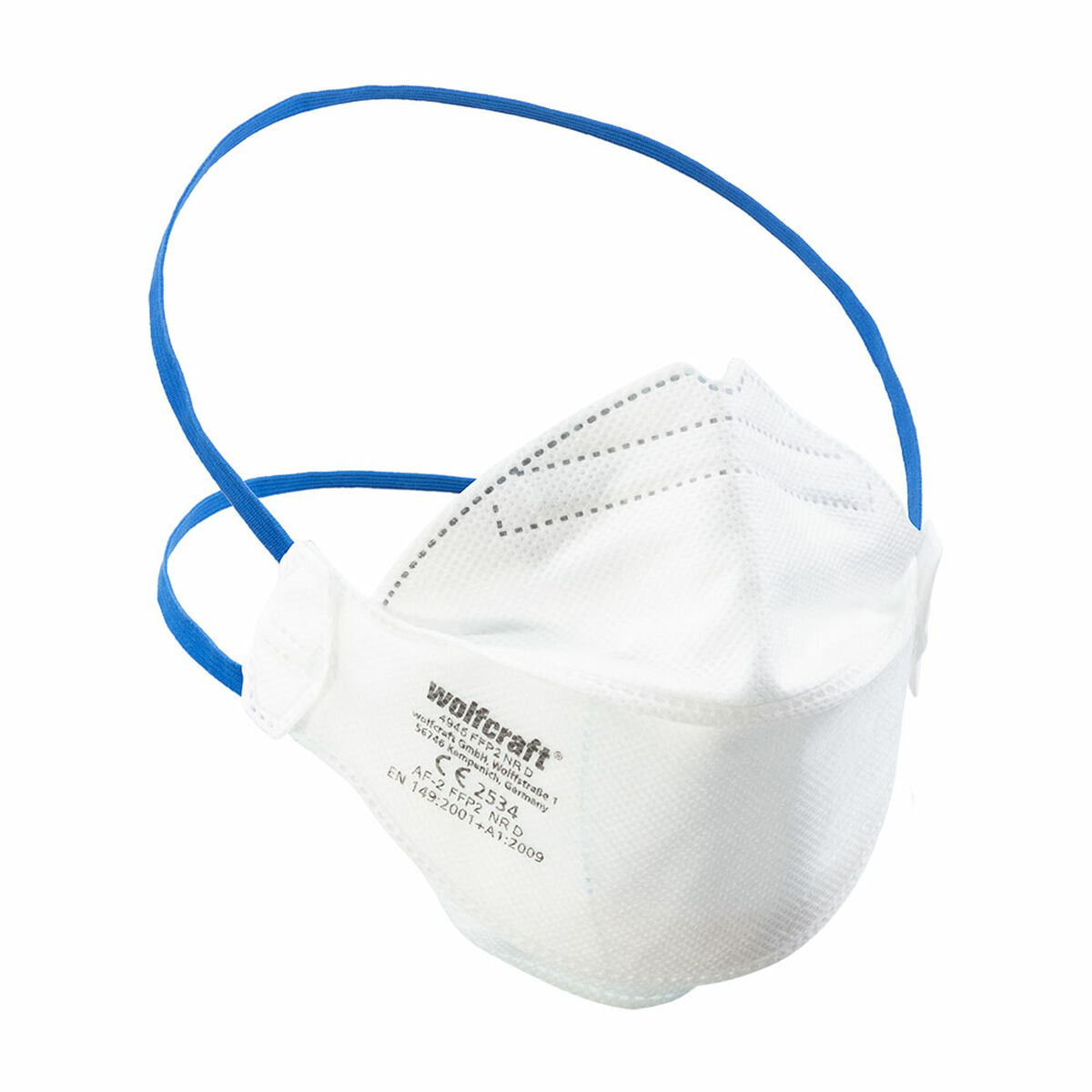 Maschera Wolfcraft 4945000 FFP2 2 Pezzi