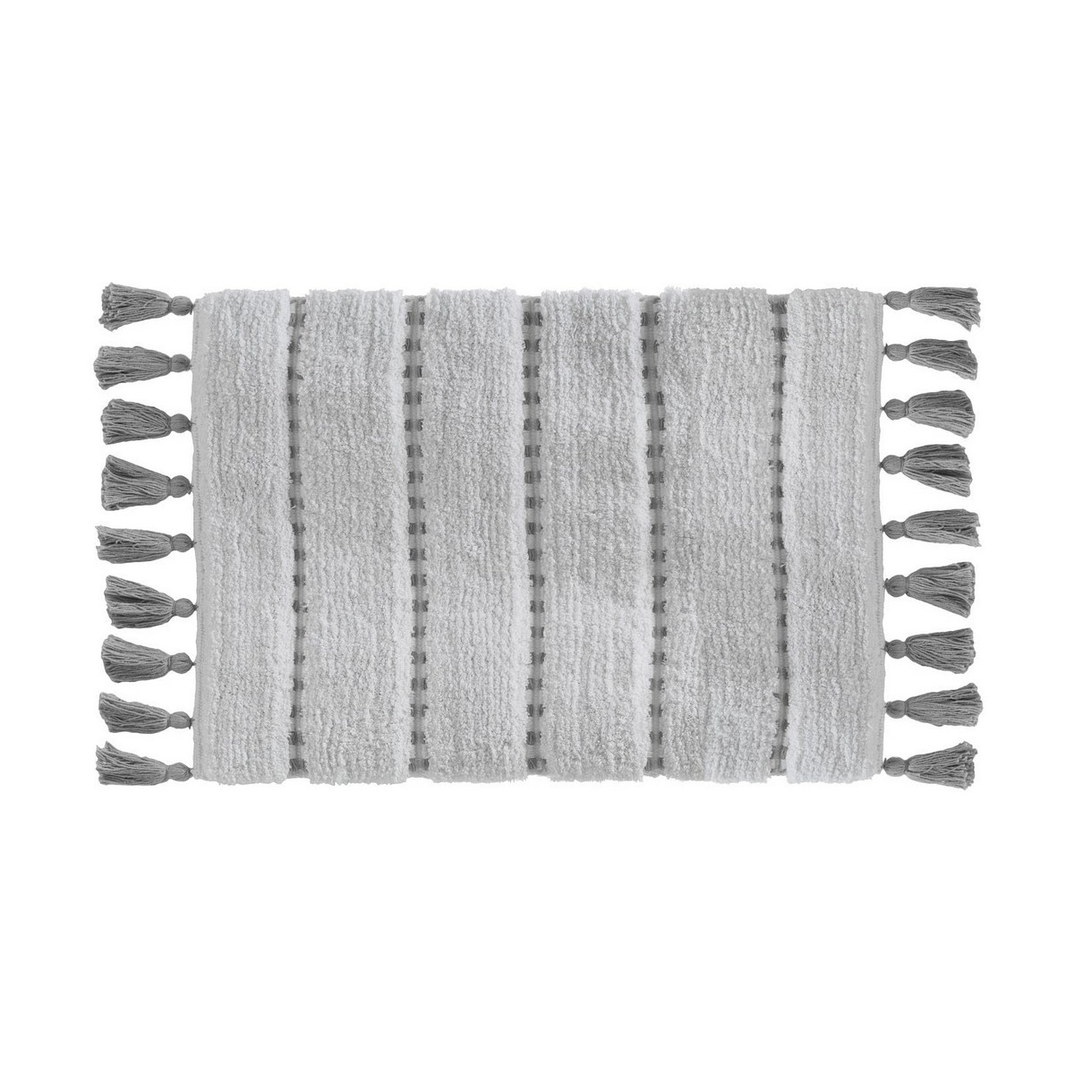 Tappeto da bagno 5five Simply Smart Grigio Cotone 50 x 75 cm