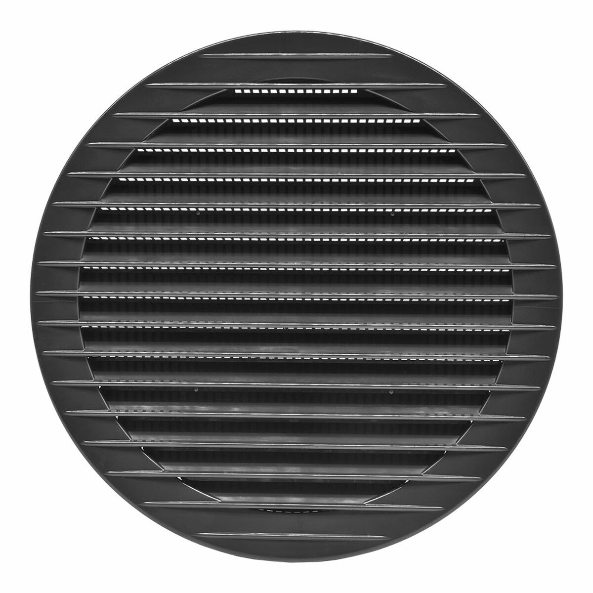 Griglia di ventilazione EDM 87722 Antracite Ø 15 cm