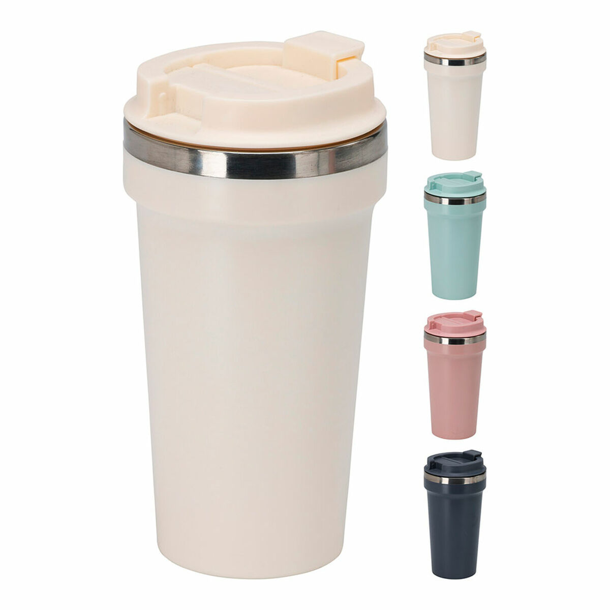 Bicchiere con Tappo Excellent Houseware 500 ml