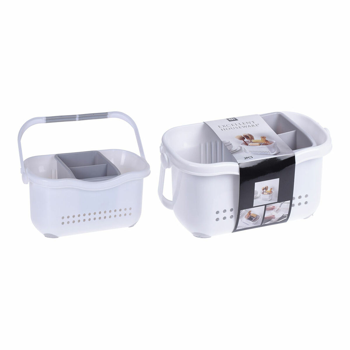 Scolaposate Excellent Houseware Bianco 23 x 12,5 x 12 cm