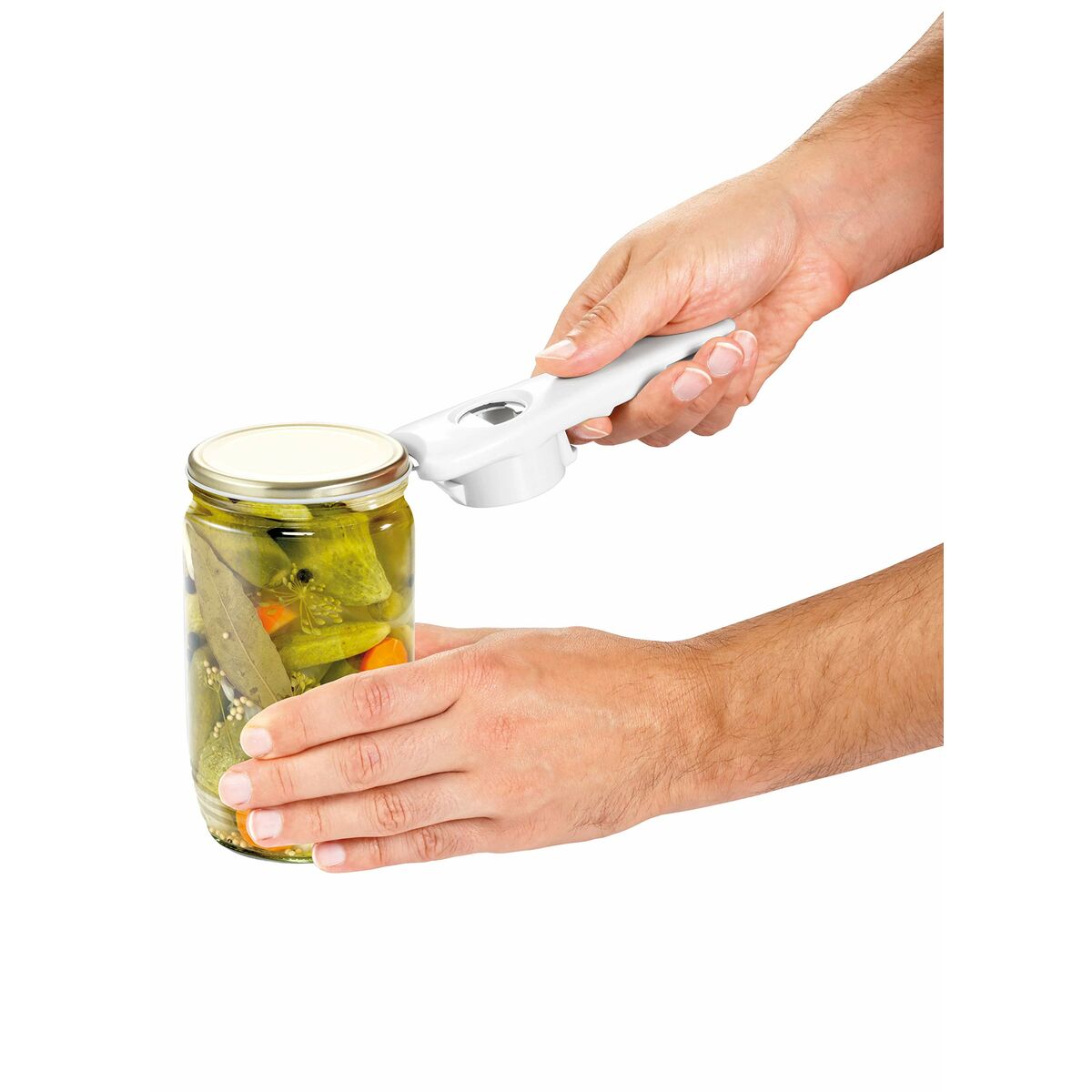 Apribottiglie Multifunzione Tescoma Presto Bianco Acciaio - Image 6