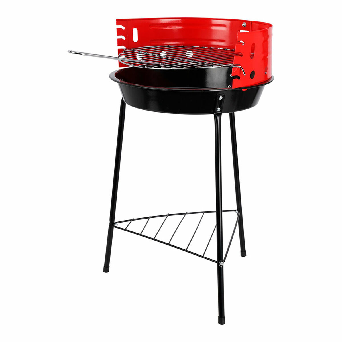 Barbecue BBQ Collection 33 X 32 X 55 CM Nero Rosso
