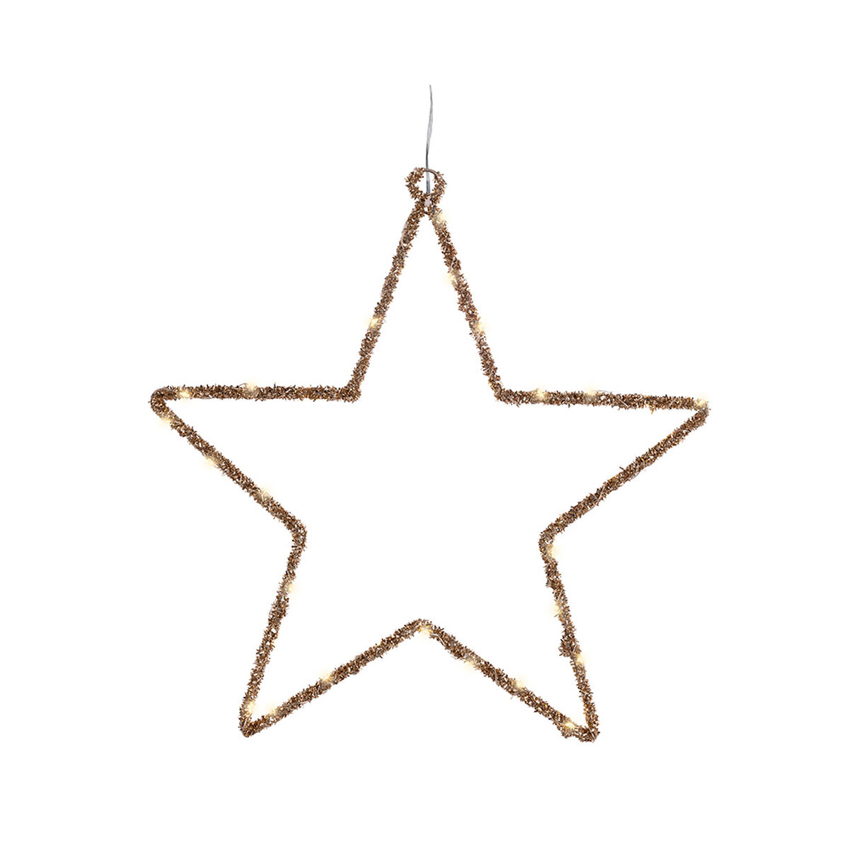 Stella di Natale Lumineo Dorato 38 x 38 cm