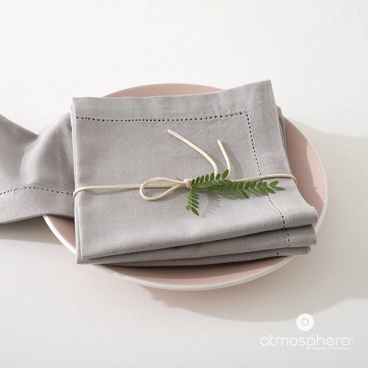 Tovaglioli Atmosphera Grigio (40 x 40 cm) - Image 5