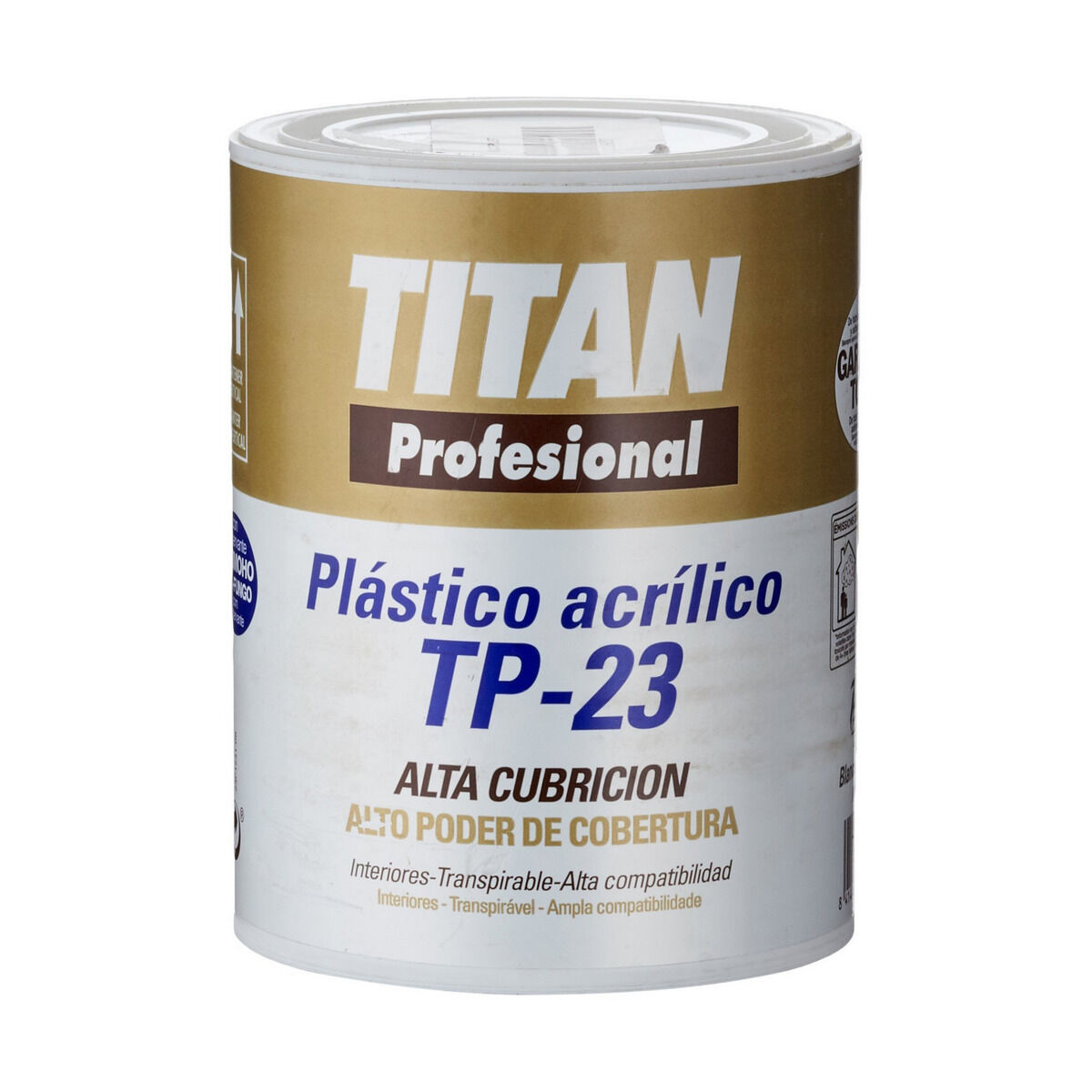 Vernice acrilica Titan T-3 123000301 Bianco 1 L Vernice acrilica