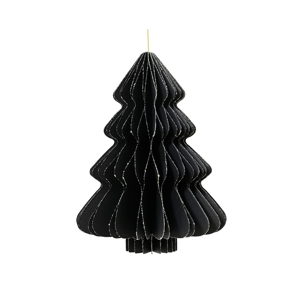 Albero di Natale Decoris Nero Carta Ø 30 x 40 cm