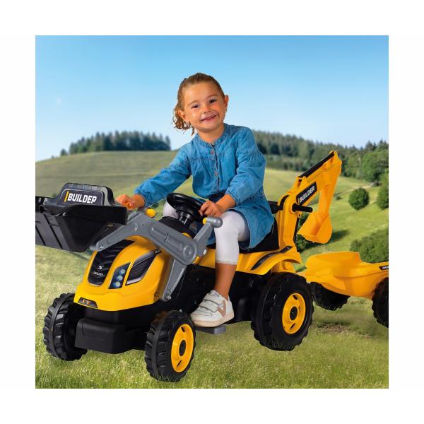 Cavalcabili Smoby Trattore Trailer - Image 4