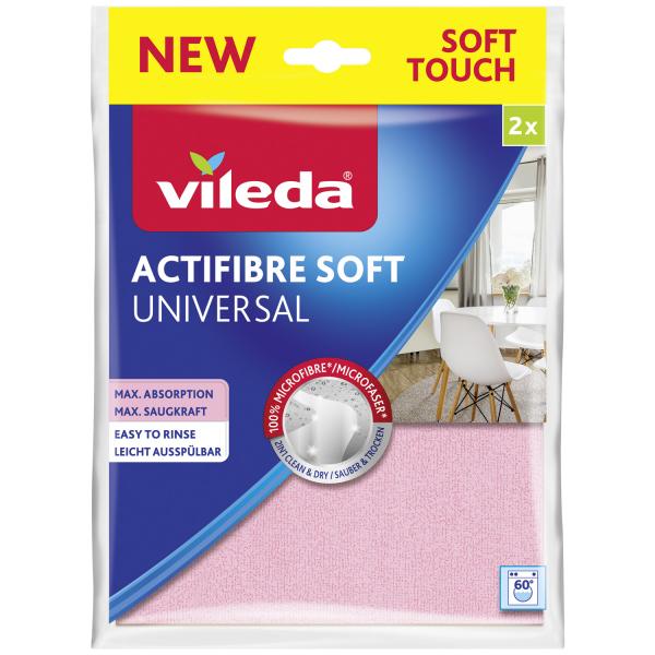 Panni Vileda Actifibre Soft 171813 2,72 x 2 x 56 x 2 cm (2 Unità)