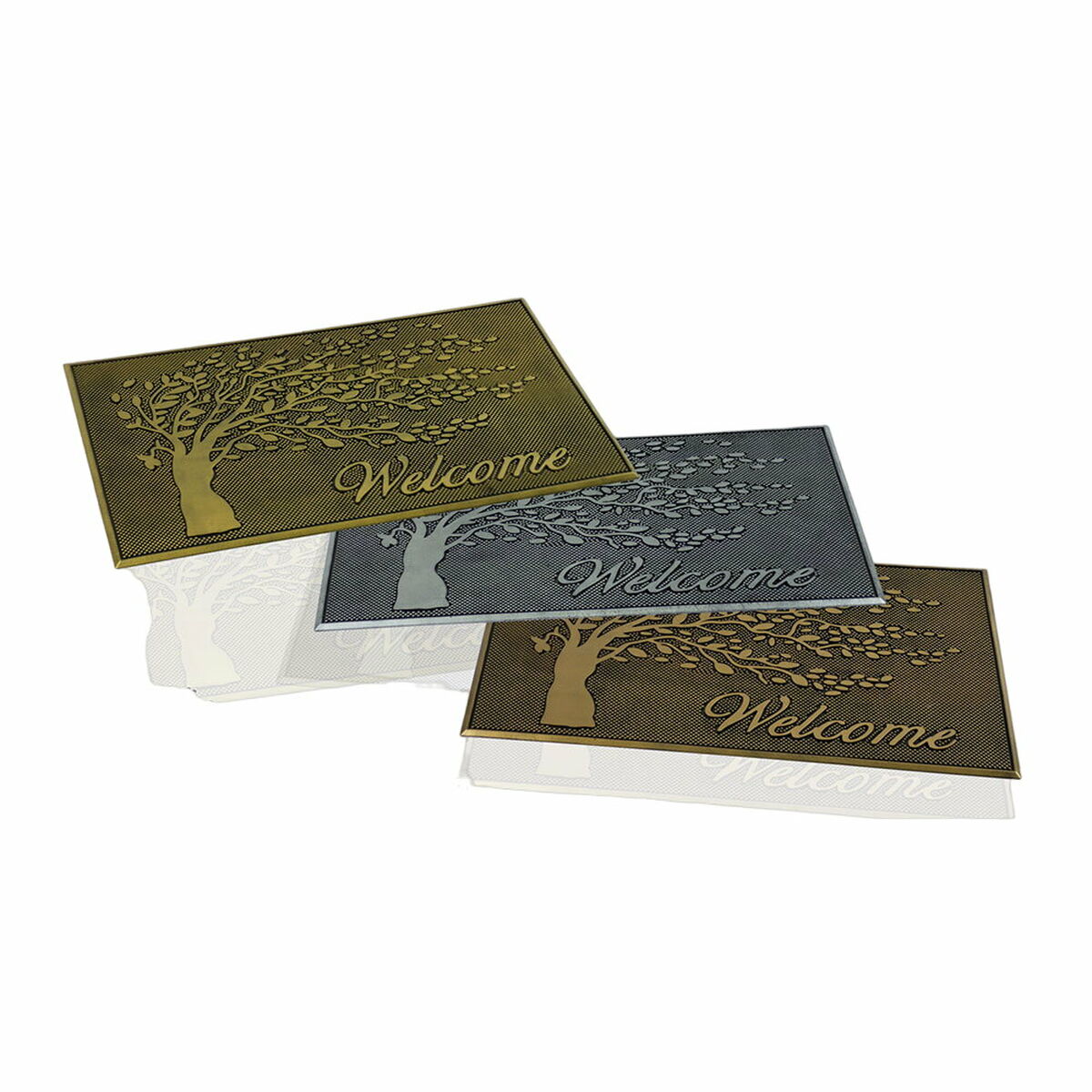 Zerbino Hidalgo Welcome Colori assortiti Gomma 75 x 45 x 0,5 cm Albero