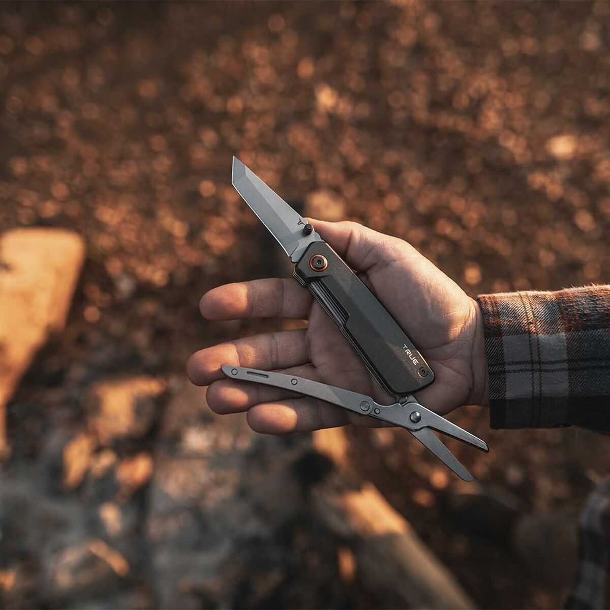 Coltello multiuso True Dual Cutter tru-mtl-0002-g 2 in 1 - Image 3