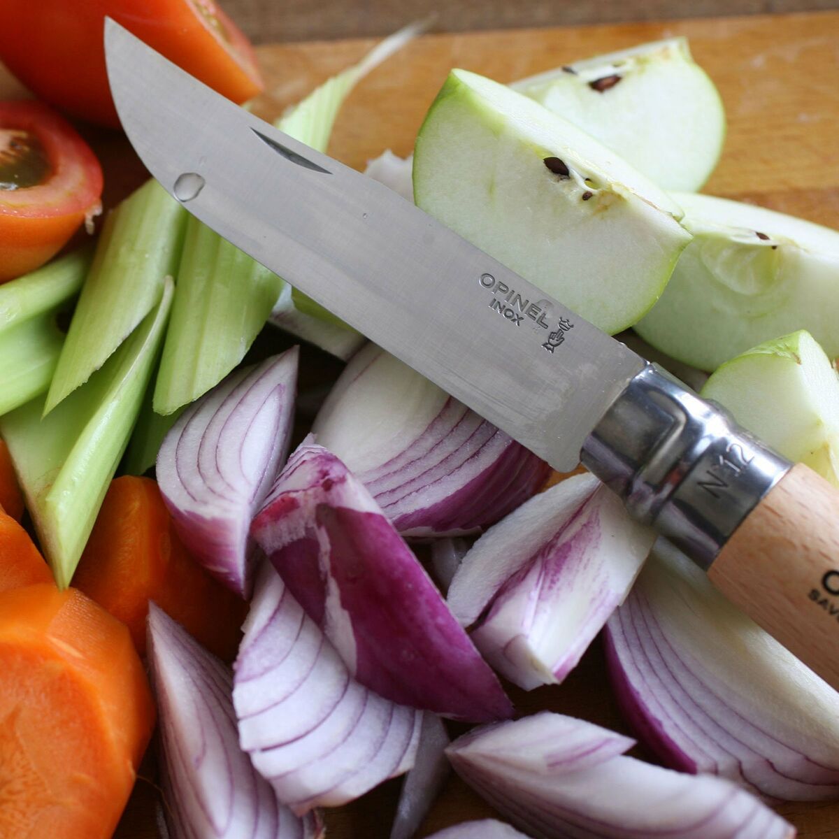 Coltello a serramanico Opinel Nº9 9 cm Acciaio inossidabile legno di faggio - Image 5