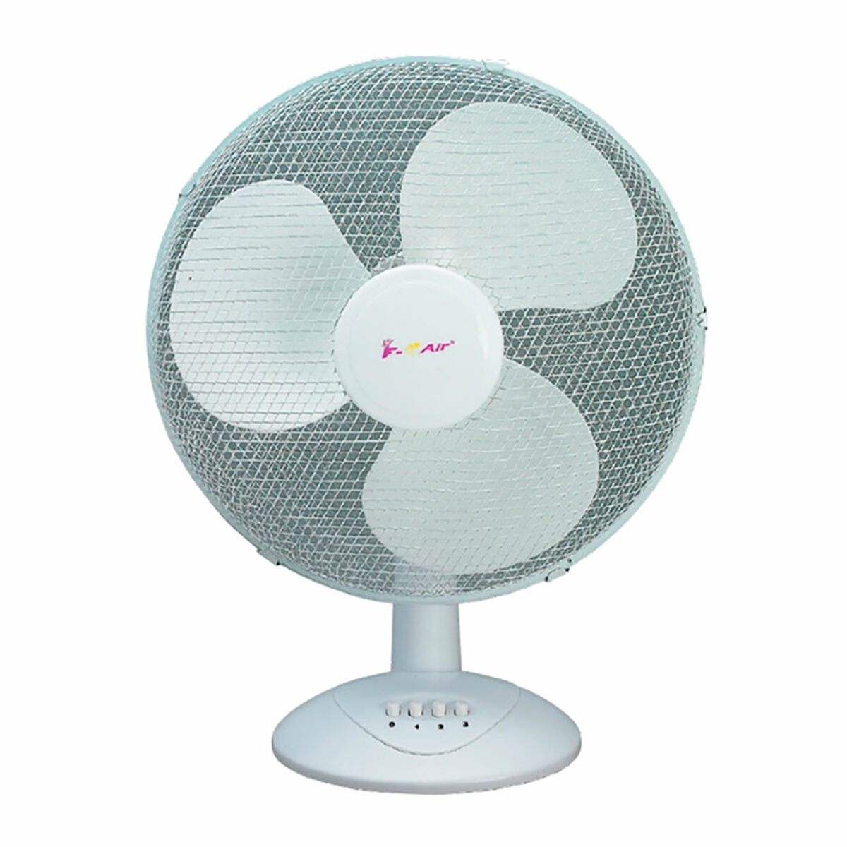 Ventilatore da Tavolo F-Air Bianco 40 W Ø 30 x 47 cm