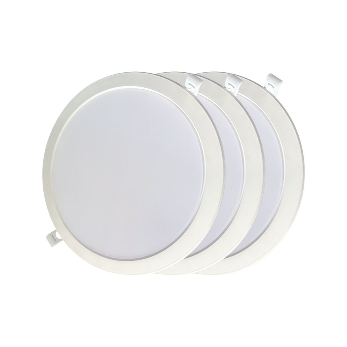 LED Downlight da Incasso EDM 31568 F 18 W 1820 Lm 3 Unità (4000 K)