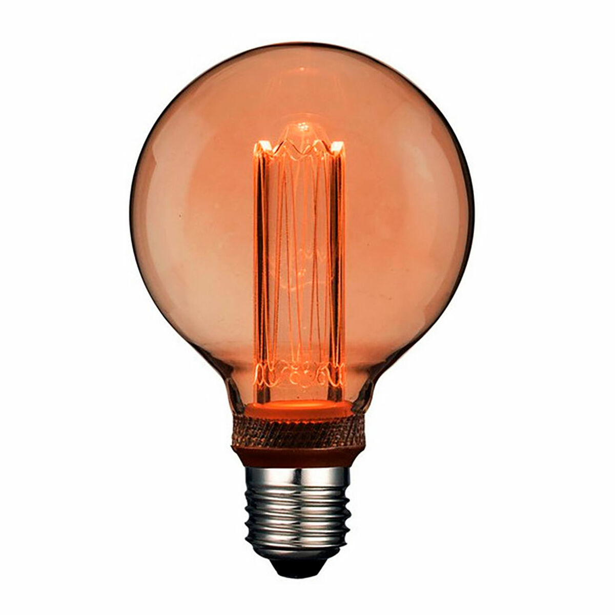 Lampadina LED Fbright g95 Ambra 4 W E27 200 Lm ø 9,5 x 14,5 cm Decorativa (1800 K)