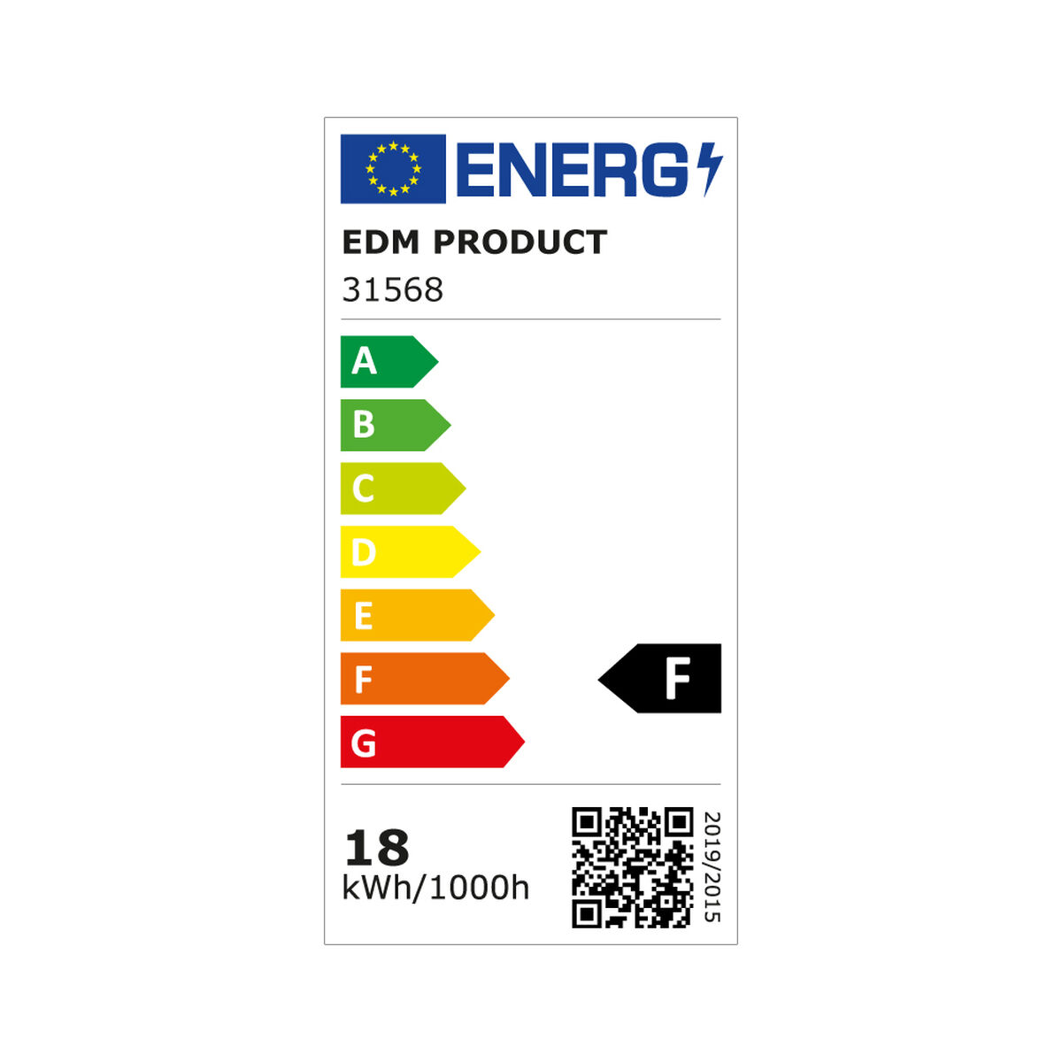 LED Downlight da Incasso EDM 31568 F 18 W 1820 Lm 3 Unità (4000 K) - Image 5