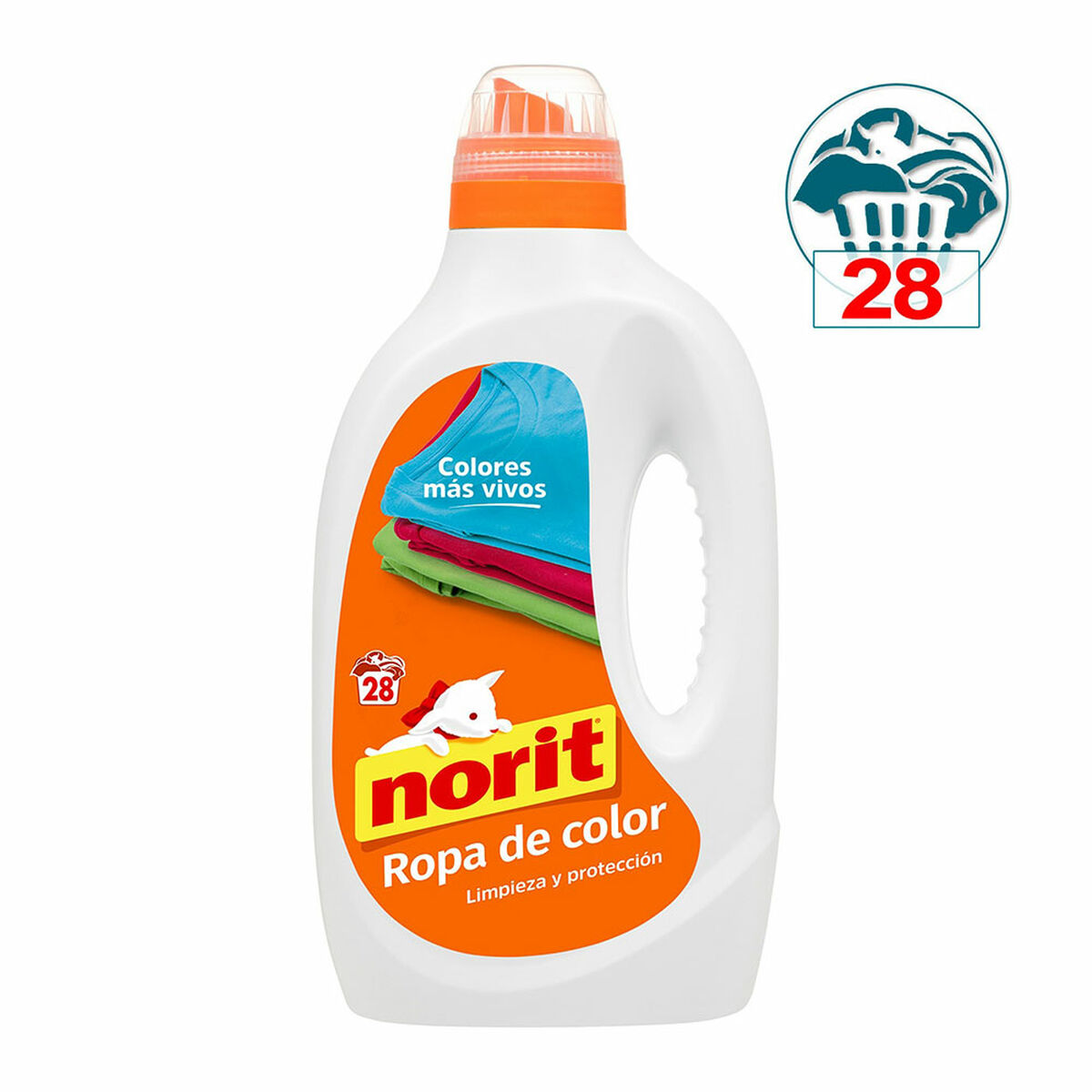 Detersivo liquido Norit Abbigliamento colorato 1,5 L