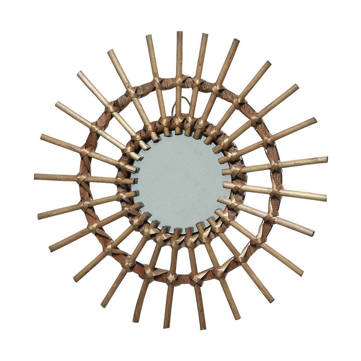 Specchio da parete Naturale Ø 40 cm