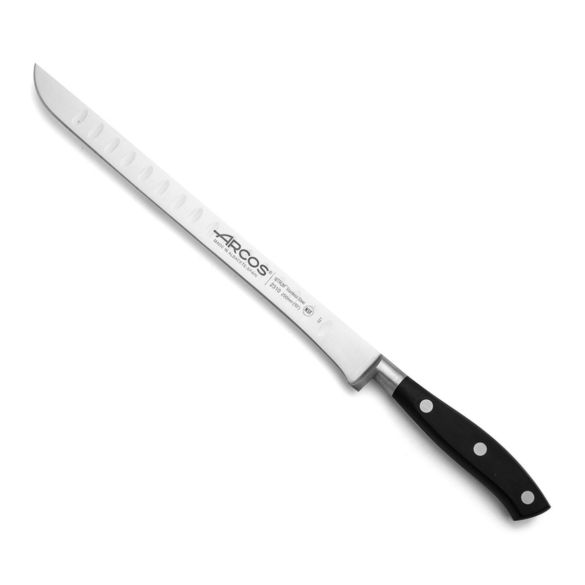 Coltello per Prosciutto Arcos serie riviera Acciaio 25 cm
