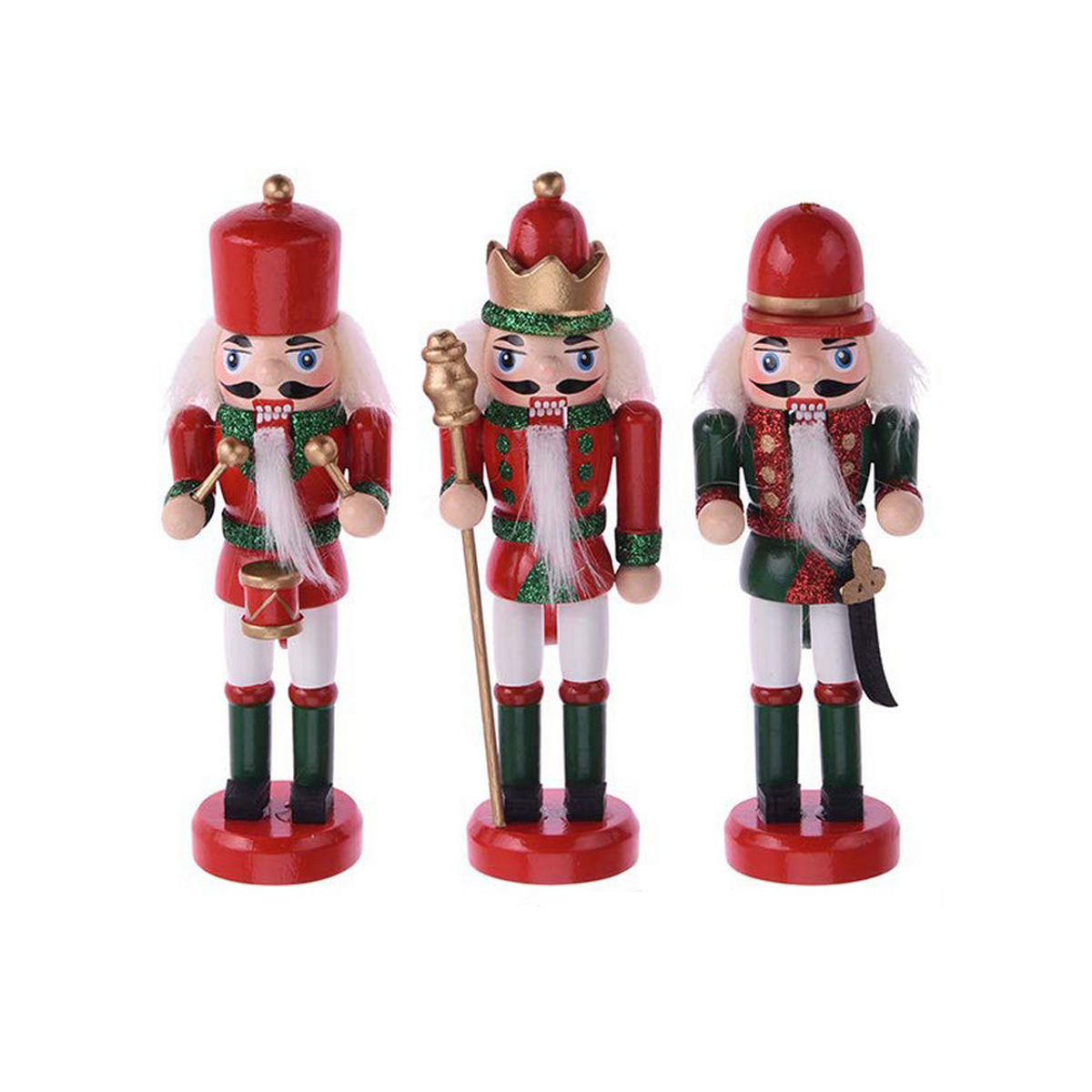 Statua Decorativa Multicolore Legno Metallo 4 X 3 X 12,5 CM