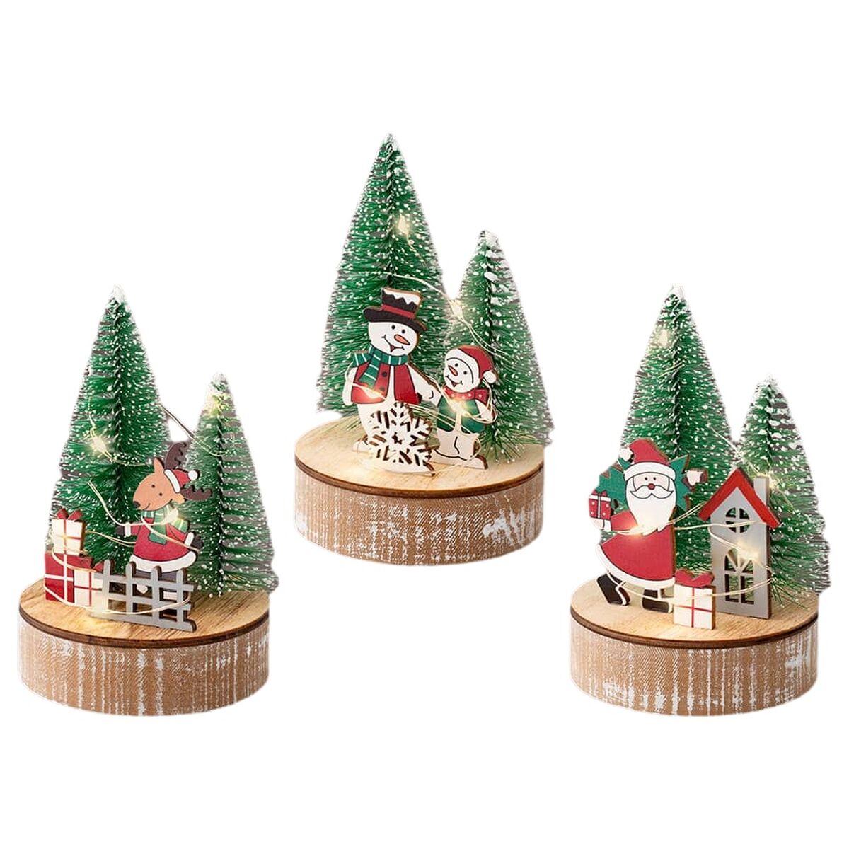 Statua Decorativa Lumineo Natale Ø 8 x 12 cm