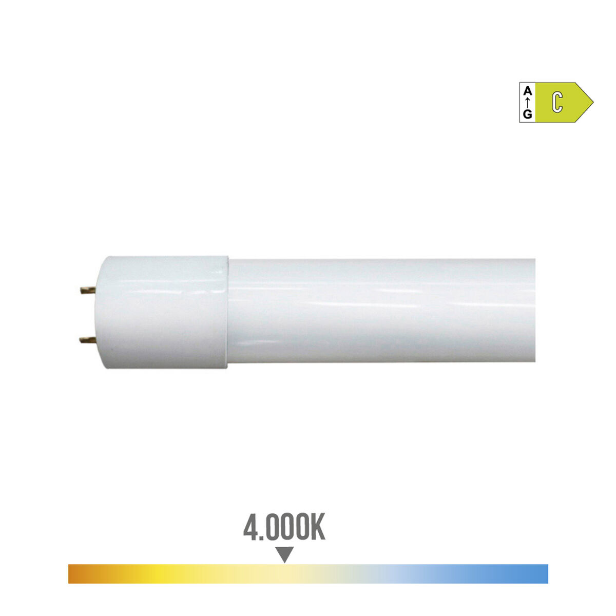 Tubo LED EDM 31297 C 9 W T8 1460 Lm Ø 2,6 x 60 cm 4000 K - Image 3
