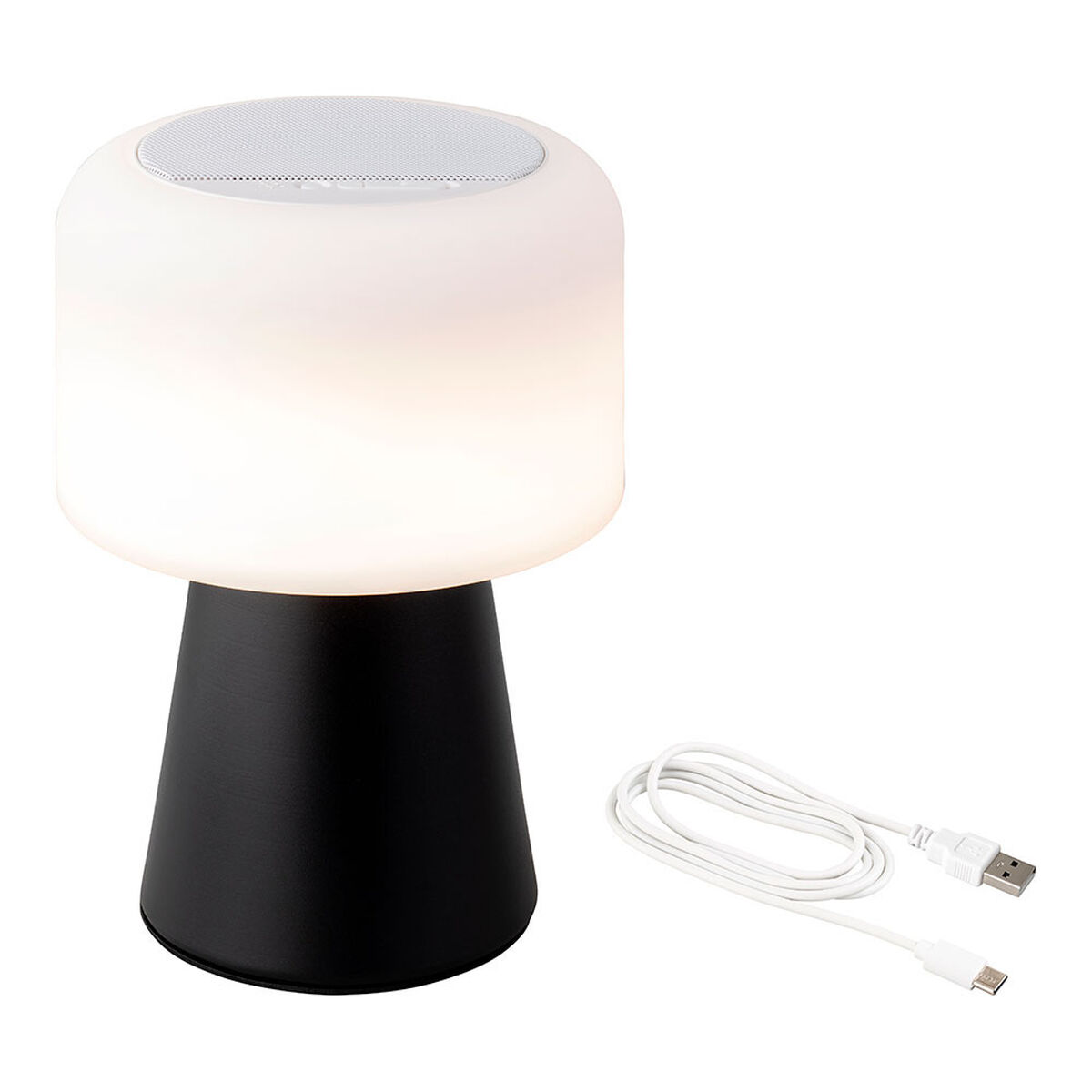 Lampada LED da Tavolo Lumineo 894415 Nero Ricaricabile