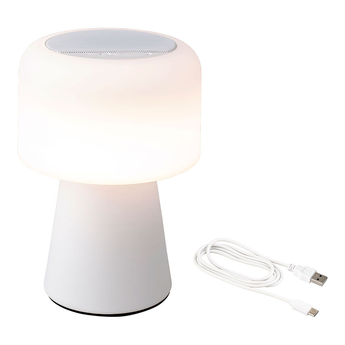 Lampada LED da Tavolo Lumineo 894417 Bianco Ricaricabile