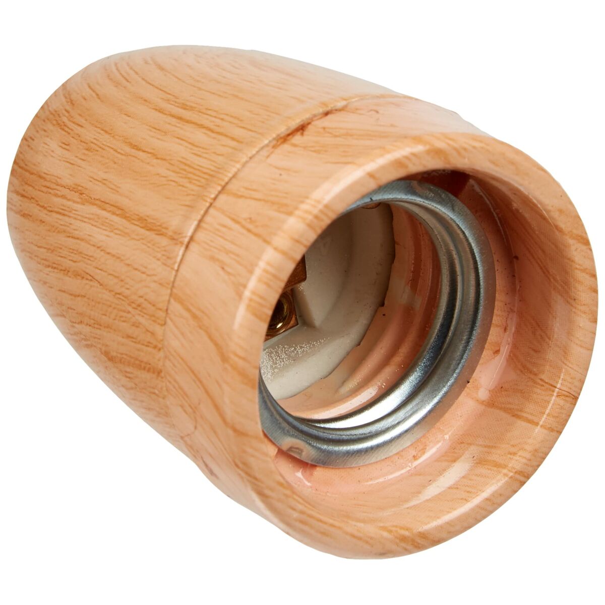 Portalampada F-line Legno 100 W E27 Vintage - Image 3