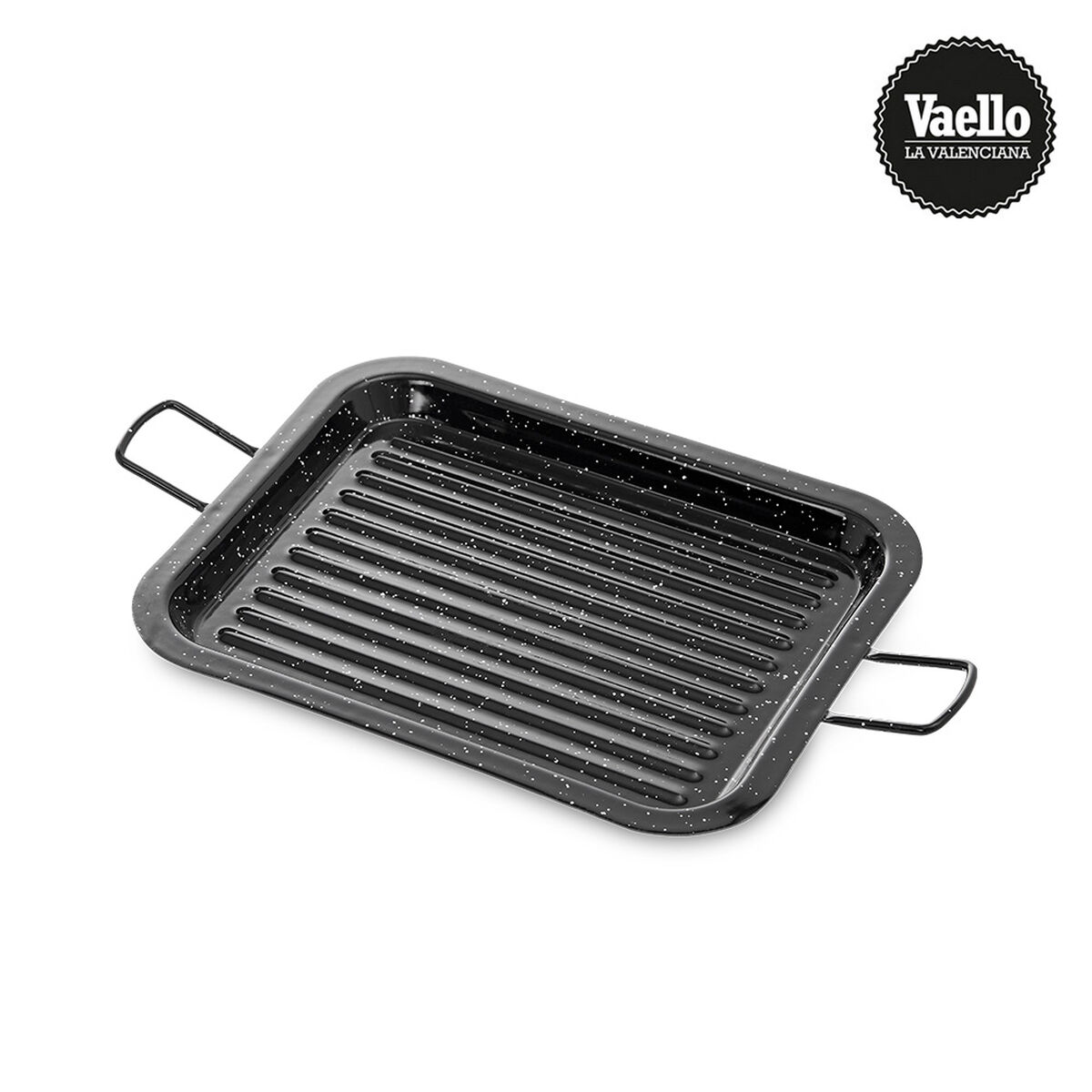 Griglia Vaello 75461 Nero Acciaio Smaltato 27 x 21 cm
