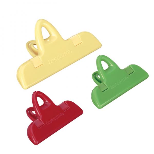 Molette per Chiudere le Buste Tescoma Presto Colori assortiti Plastica (3 Unità)