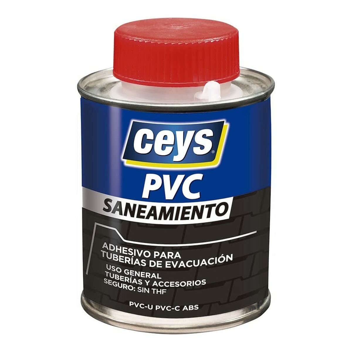 Adesivo per tubo in PVC Ceys 250 ml PVC