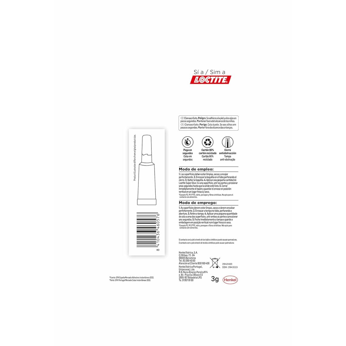Colla Loctite SuperGlue-3 2943113 3 g Riposizionabile Gel - Image 4
