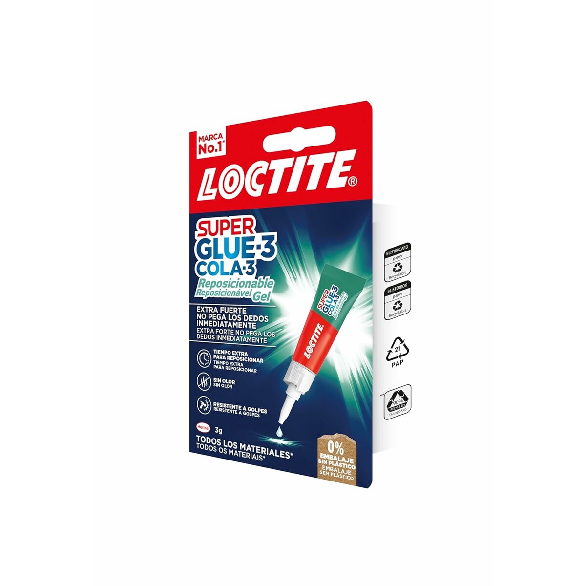Colla Loctite SuperGlue-3 2943113 3 g Riposizionabile Gel - Image 3