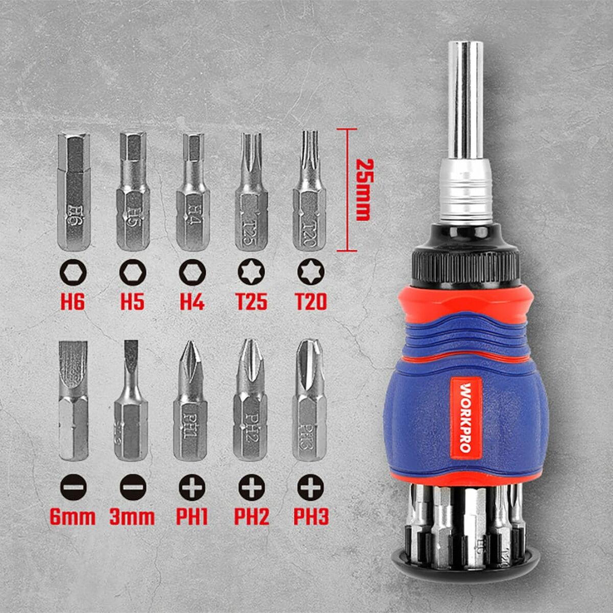 Chiave a cricchetto Workpro - Image 4