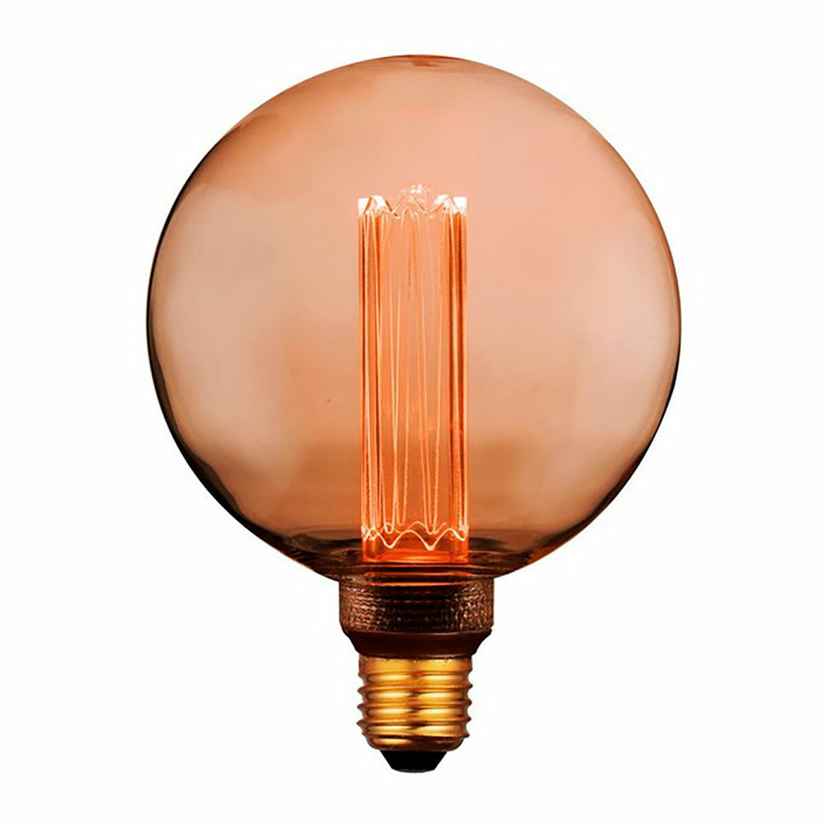 Lampadina LED Fbright g125 Ambra A 4 W E27 200 Lm Ø 12,5 x 16,5 cm Decorativa (1800 K)