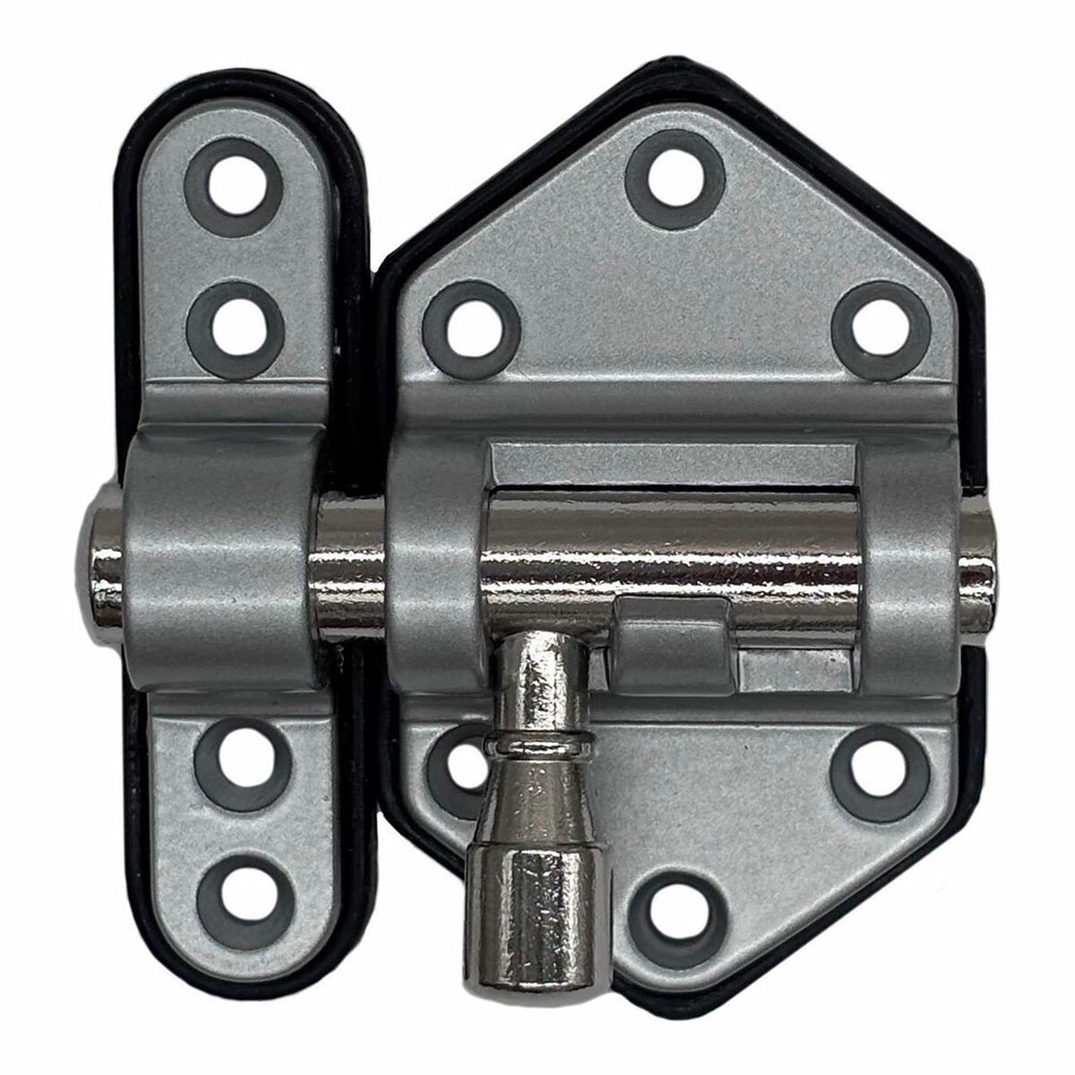 Chiavistello per porta EDM 85530 Argentato 40 mm Rinforzato