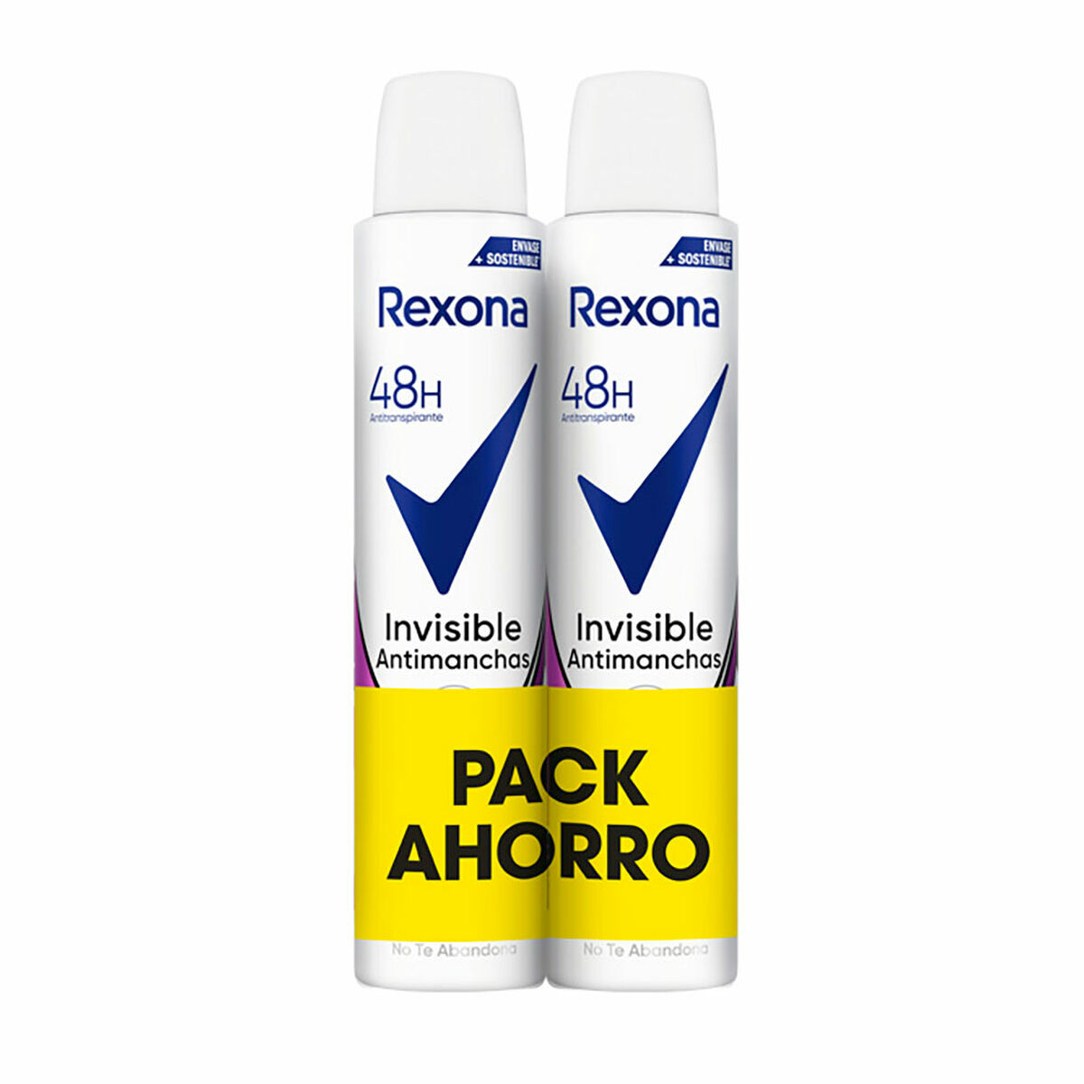 Deodorante Rexona 48h Invisible 200 ml (2 Unità)