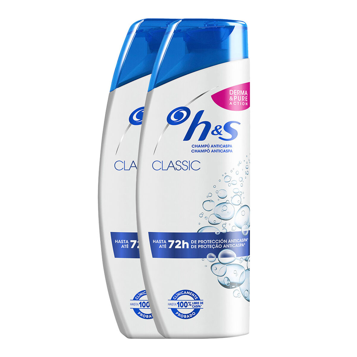 Shampoo H&S Classic Pack 2 Unità (255 ml)
