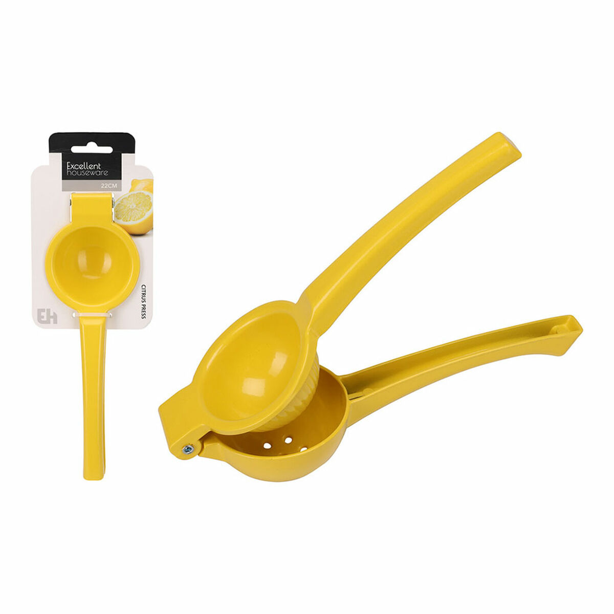 Spremiagrumi Lifetime Giallo Acciaio inossidabile