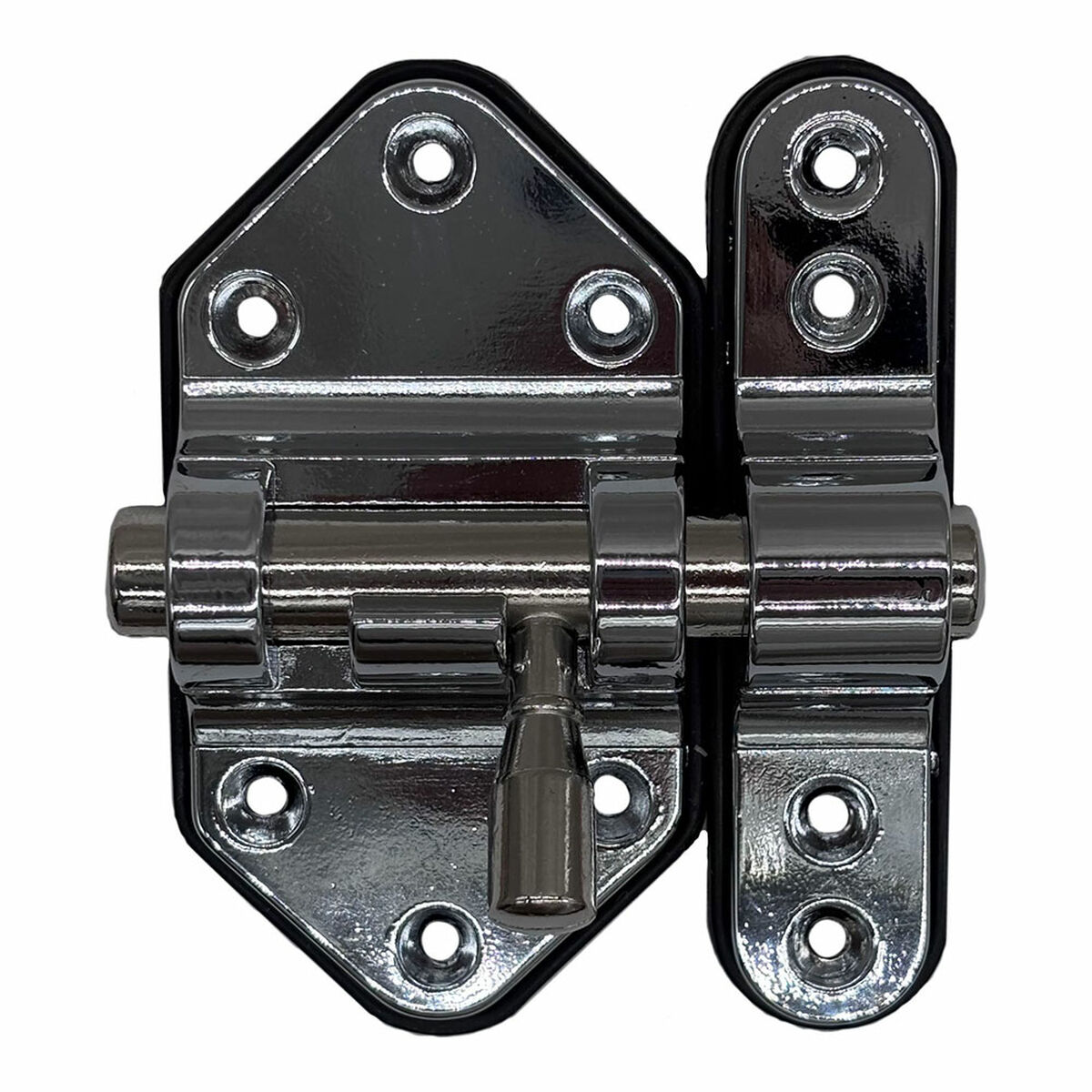 Chiavistello per porta EDM 85526 Argentato 30 mm Rinforzato