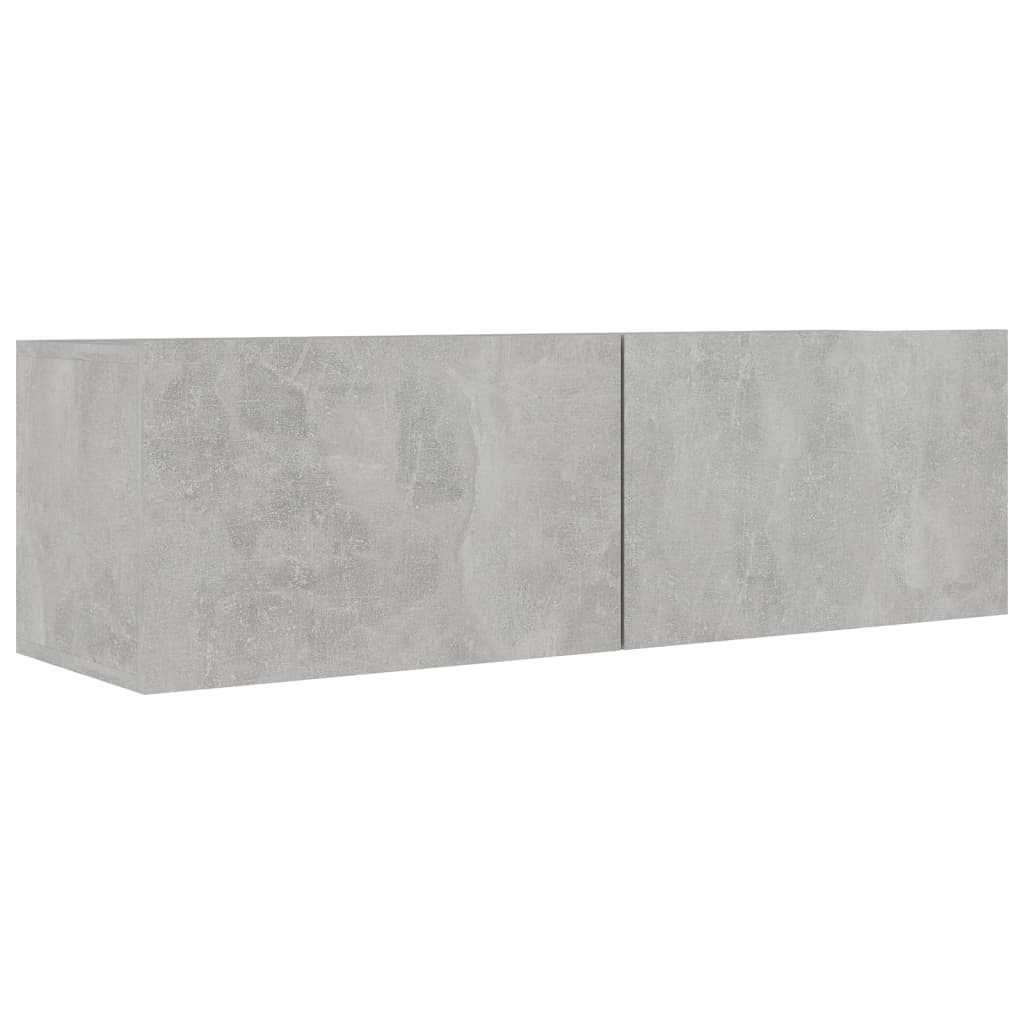 vidaXL Ensemble de meuble TV 7 pcs Gris béton Bois d'ingénierie - Image 4